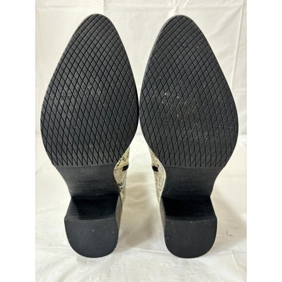 Blondo ELVINA Faux Snakeskin Waterproof Bootie Size 8.5 M - Picture 6 of 13